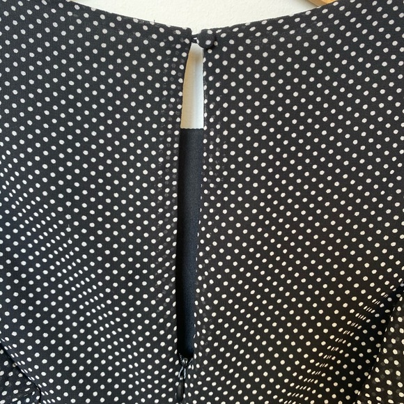 Black Ruffle Dress Size Small - Picture 3 of 4